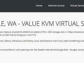 Limewave终身85折$6.8/月4G内存1G带宽不限流量西雅图KVM